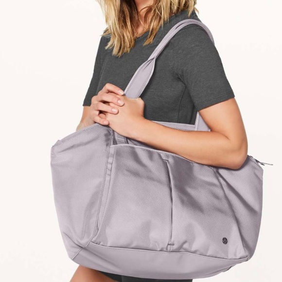 lululemon athletica Handbags - NWT DARK CHROME LULULEMON FREE TO BE BAG